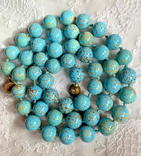 Antica collana ceca perle - , di