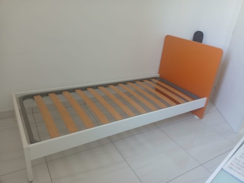 Letto singolo rete ortopedica - letto,