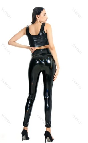Leggings neri lattice - leggings, in