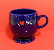 BACI PERUGINA GADGET CERAMICA TAZZA ALTA CM 9 CIRCA I LOVE YOU