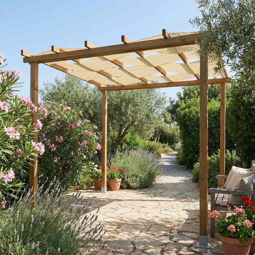 Pergola legno giardino - in, da