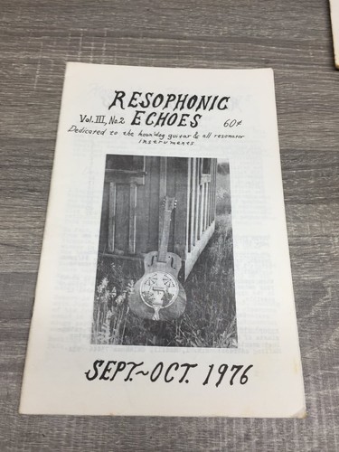 Resophonic echoes magazine - resophonic,