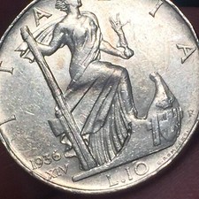 REGNO D'ITALIA 10 LIRE 1936 IMPERO MONETA VITTORIO EMANUELE III