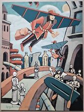 CARTELLA CON SERIGRAFIA NUMERATA FIRMATA ART SPIEGELMAN Cit. MORANDI DE CHIRICO 