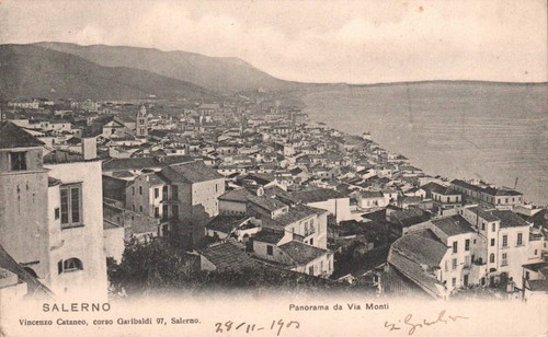 Salerno panorama via - da, monti