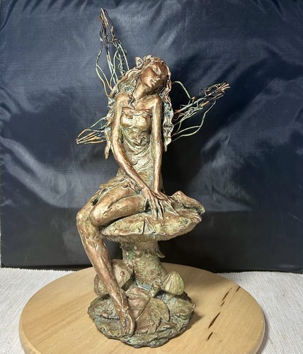 Statua statuina vintage fata