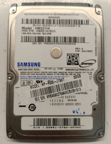 Samsung 320gb hm321hi mercury - 320gb,