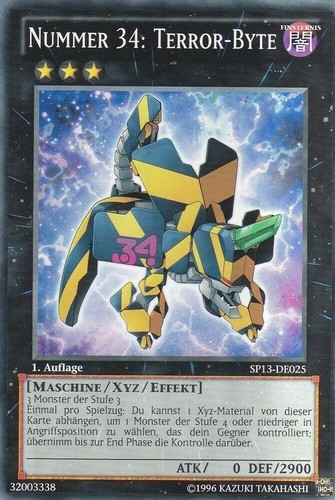 Yugioh sp13 de025 numero - yugioh,
