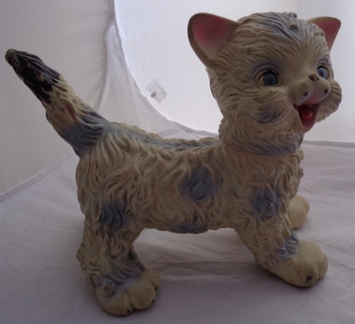 Gatto ledra gomma grigio con - ledra,