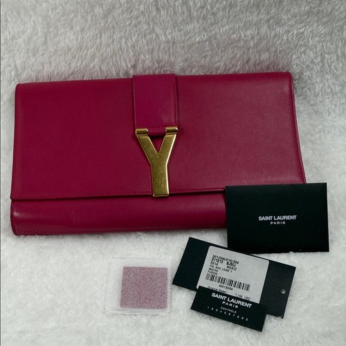 Pochette saint laurent fucsia - pochette,
