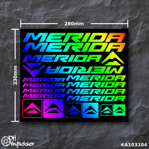 Set adesivi merida - ologramma, |