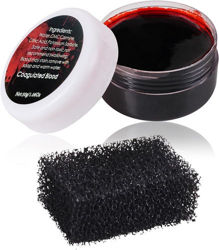 Gel sangue finto coagulato - sangue,