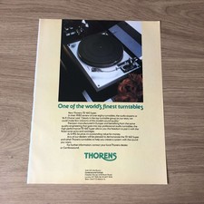 GRAM111 MAGAZINE ADVERT 11X8 THORENS TD 160 SUPER TURNTABLE