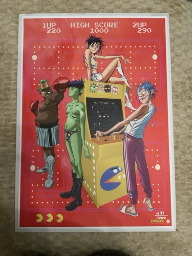 Gorillaz pac man song machine - pac-man,