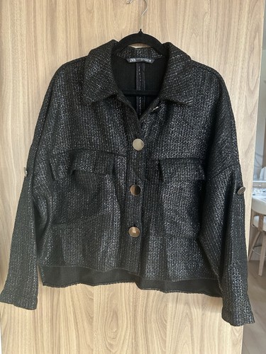 Zara metallic tweed - , metal