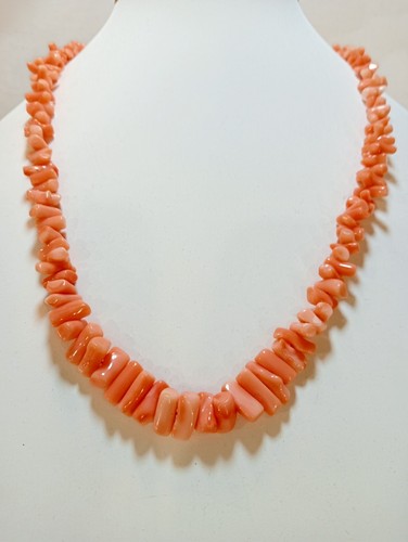 Collana scaglie corallo - scaglie, di