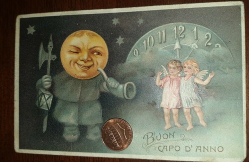 Cartolina epoca illustrata - d'epoca,