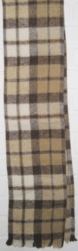 Sciarpa vintage lana plaid - lana,