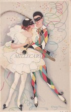 CHIOSTRI - Carnevale, Arlecchino, Cartolina
