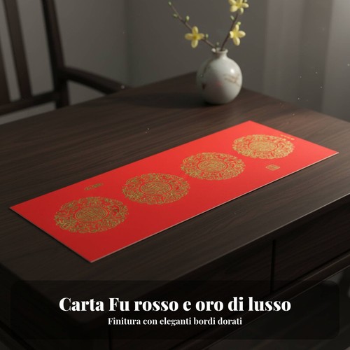 Carta rossa quadrata - , per