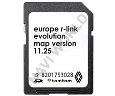Scheda SD Navigazione GPS Europa 2024-11.25 - Compatibile Con Renault R-Link