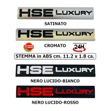 Stemma Logo HSE Luxury per Range Rover Sport Land evoque badge sigla auto emblem