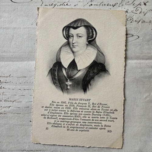 Cpa regina maria - regina, stuarda