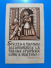 BUONA PASQUA FRASE DI ISAIA SPEDITA CON FRANCOBOLLO E TIMBRO – CARTOLINA PICCOLA