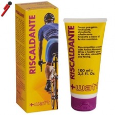 +Watt, Crema Riscaldante, 100 ml Crema Pre Sport Gara Arnica