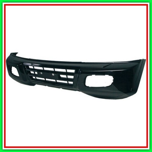 Paraurti anteriore nero liscio - nero,