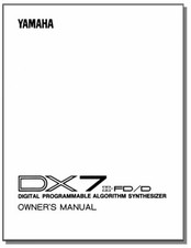 YAMAHA DX7IIFD MANUALE D'USO -