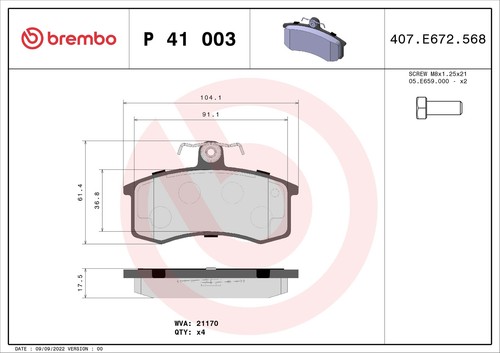 003 brembo set - 41,