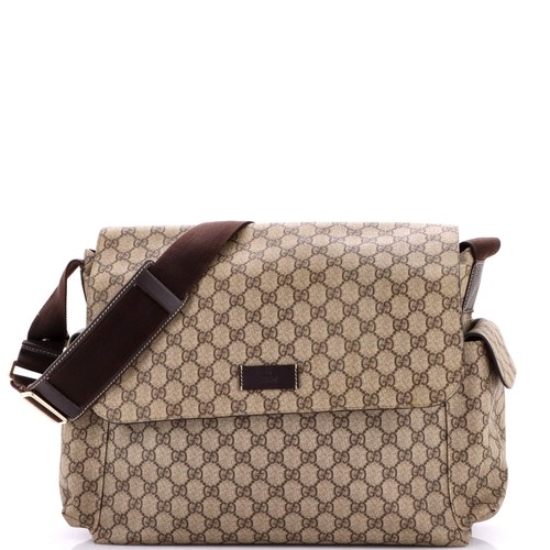 Gucci diaper bag coated - gucci, gg
