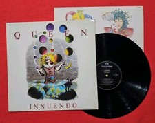 LP + Inner Testi QUEEN  - INNUENDO 1a Stampa Italiana 1991