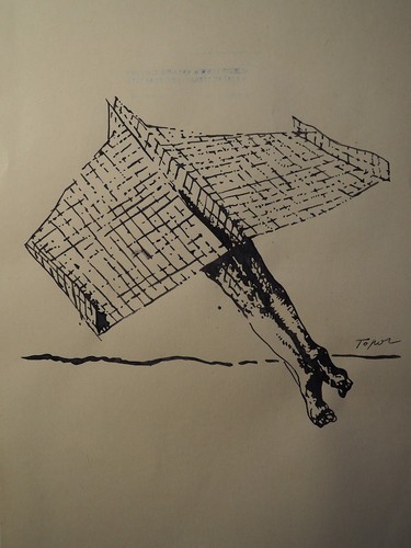 Roland topor dessin original - roland, topor.