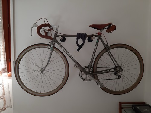 Bianchi bici corsa argento - bici,