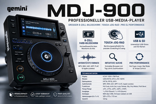 Gemini mdj 900 jog - 🎧, |