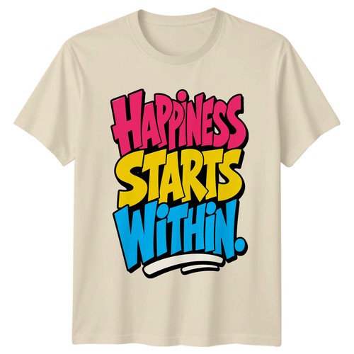 Shirt felicità inizia - la,