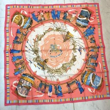 Sciarpa HERMES Carre 90 PRIERES AU VENT seta autentica made in France 1016