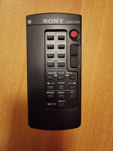 Sony rmt 717 nero - rmt-717, vintage