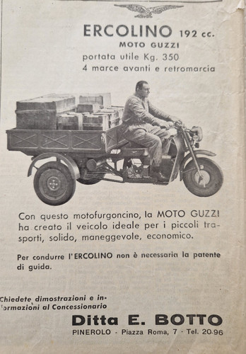 Pubblicita epoca moto guzzi - epoca,