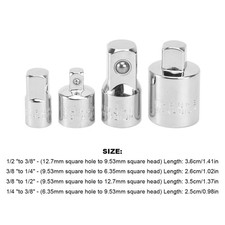  4 Pcs Stecknuss Adapter Set