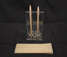 PENNA A SFERA CROSS NUOVISSIMA ORO 14k da donna "motivo rosa" / matita 0,9 #1541