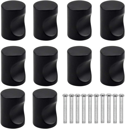 10pcs nero pomelli per - pomelli,