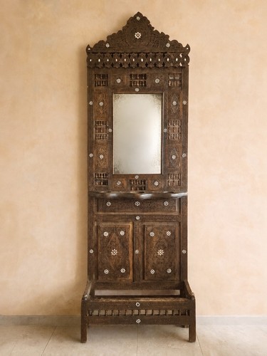 Antico mobile siriano legno - mobile,