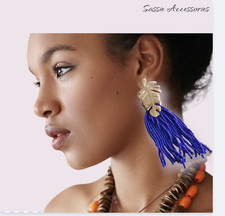 ORECCHINI GOCCIA ORO MONSTERA