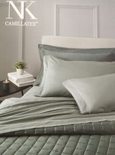 Completo Letto in Rasatello di Puro Cotone doppio cordonetto 2 piazze Camillatex