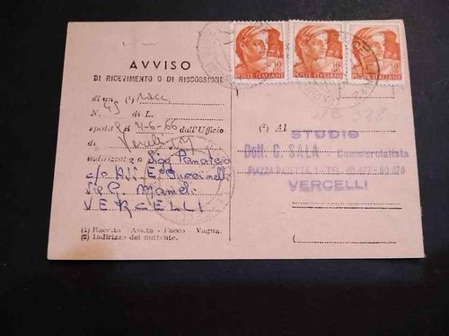 Avviso ricevimento 1966 - di,