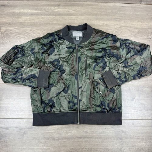 Giacca bomber mimetica