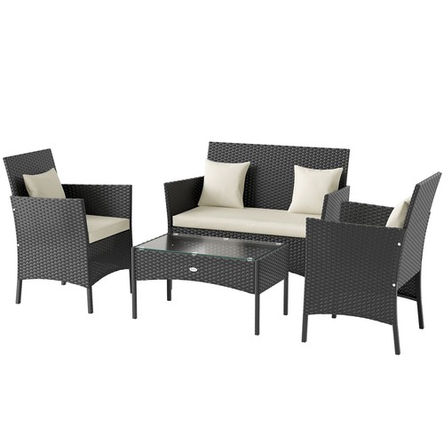 Outsunny set giardino - da, 4